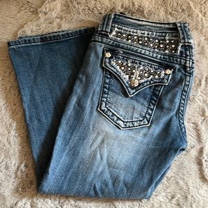 Miss Me Cuffed Capri